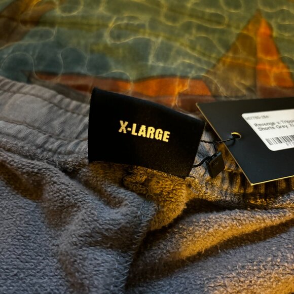 Revenge x Trippie Redd Bart Shorts Grey - Picture 4 of 4